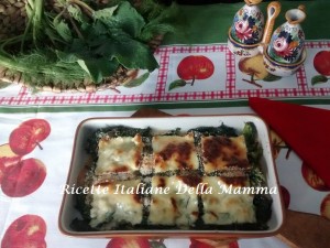 Erbette di campagna gratinate